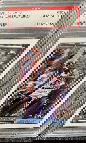 Shaquille O'Neal 1992 Topps PSA 10 Rookie