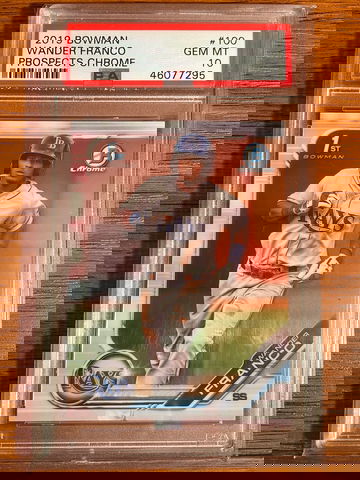 2019 Bowman Chrome BCP-100 Wander Franco Rookie PSA 10