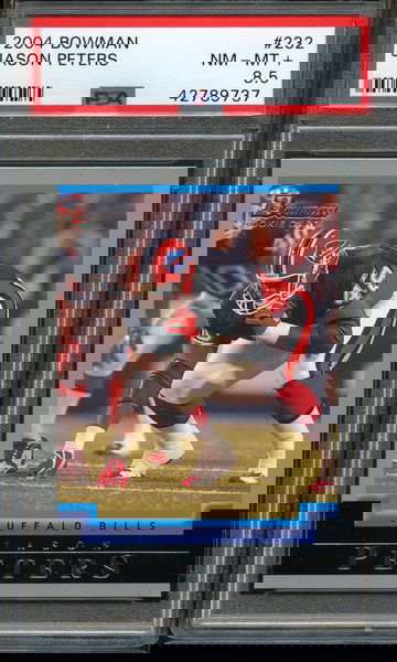 Jason Peters 2004 Bowman Rookie PSA 8.5