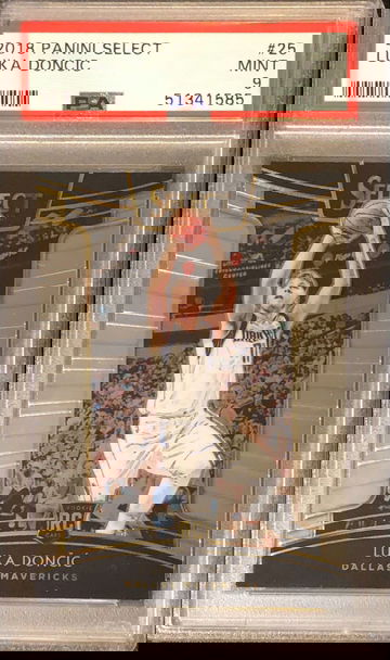 2018 Select Luka Doncic RC Rookie PSA 9 Mint Concourse