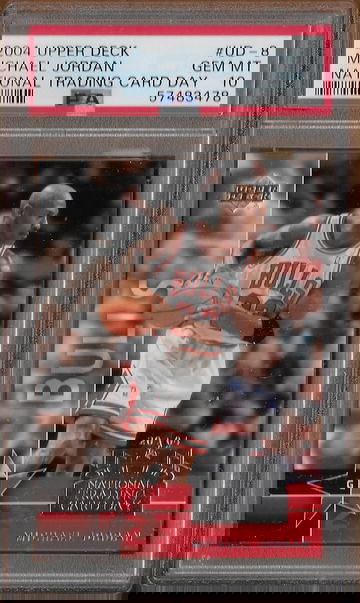 2004 Upper Deck National Trading Card Day UD-8 Michael Jordan Chicago Bulls PSA 10 Gem Mint