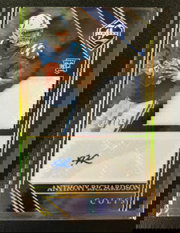 2023 Panini Limited Anthony Richardson Gold Spotlight /75