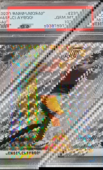 2020 Panini Mosaic Chase Claypool Mosaic #220 PSA 10