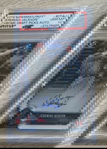 Jeremiah Jackson Auto PSA 10