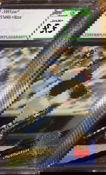 Mike Piazza RC HOF CSG Gem Mint 9.5