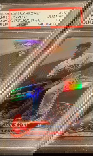 2018 Topps Chrome Rafael Devers Variation