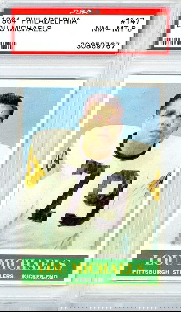 1964 Philadelphia Lou Michaels #147 PSA 8 P1318