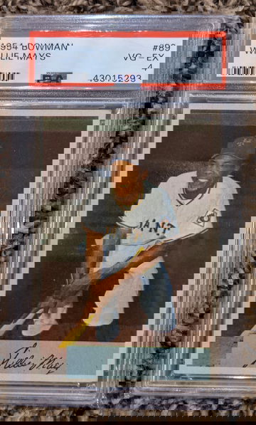 1954 Bowman Willie Mays PSA 4 Centered