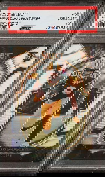 Christian Watson 2022 Select Concourse Silver Prizm #53 Rookie RC PSA 10