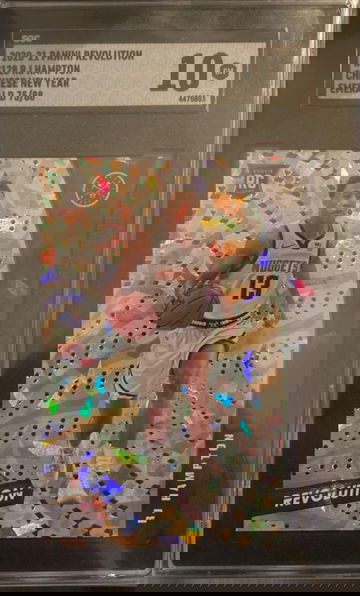 2020-21 RJ Hampton Rookie RC #/88 Emerald Panini Revolution #128 SGC 10