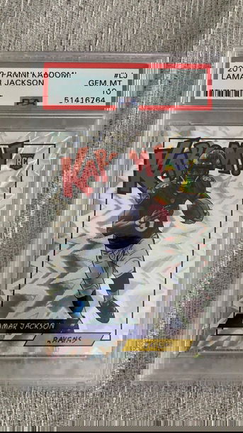 2018 Lamar Jackson Kaboom PSA 10