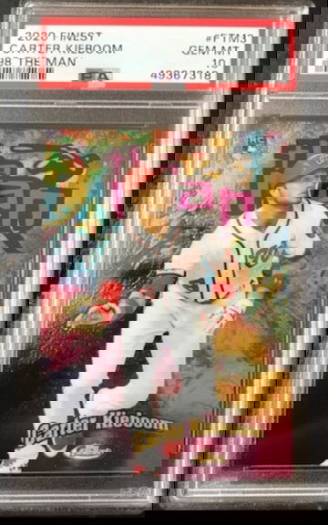 2020 Topps Finest The Man Carter Kieboom Rookie PSA 10