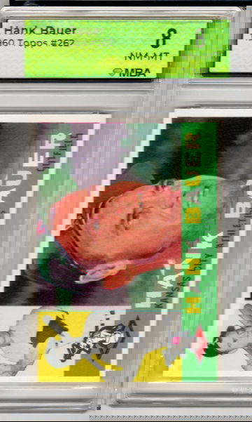 1960 Topps #262 Hank Bauer MBA 8 NM/MT