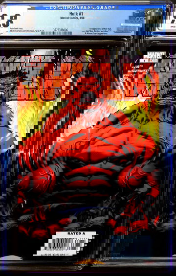 HULK Vol 2 #1 🔥 1st Appearance of RED HULK 🔥 CGC 9.8 - WHITE Pages