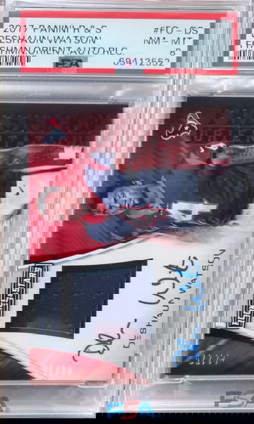 2017 Rookies & Stars Deshaun Watson RPA AUTO PSA 8