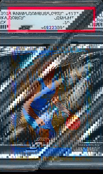 2018 Panini Donruss Optic Luka Doncic Shock - PSA 10 Gem Mint