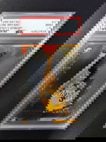 1996 Metal Freshly Forged  #3 KOBE BRYANT PSA9  