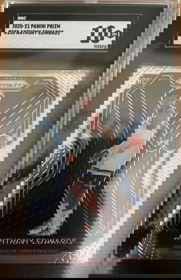 2020 Anthony Edwards Prizm 258 SGC 10 RC