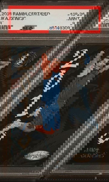 Luka Doncic 2018-19 Panini Certified Graffiti #18-26 PSA 9RC Rookie