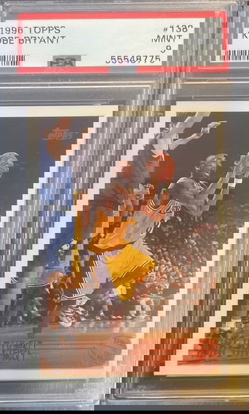 1996 TOPPS KOBE BRYANT #158 PSA 9 CENTERED