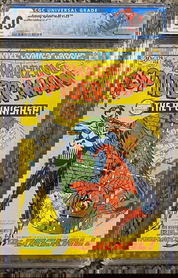 Amazing Spider-Man #129 CGC 3.0 O/W Pages - 1st Appearance of the Punisher