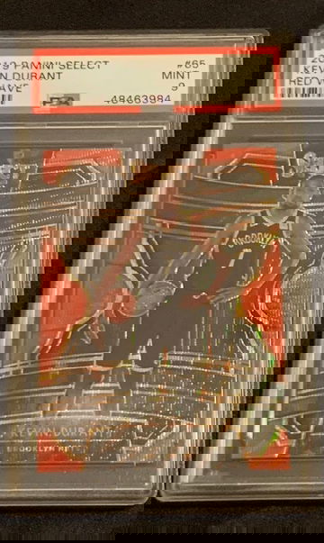 2019 Select Kevin Durant Red Wave PSA 9