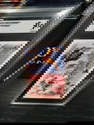 2000 Skybox Dominion Tom Brady RC #234 SGC 9