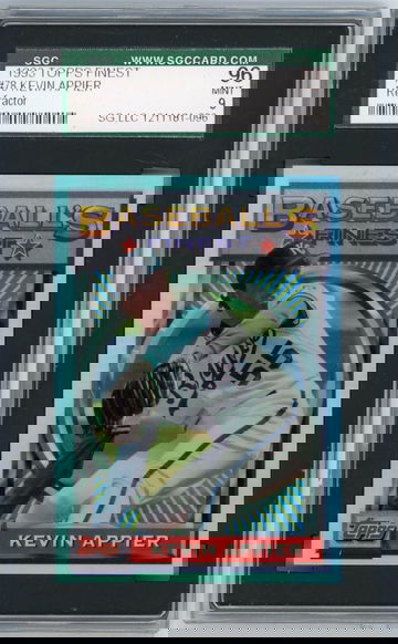 1993 TOPPS FINEST REFRACTOR #78 KEVIN APPIER GRADED SGC 96 MINT 9