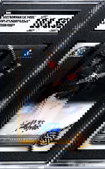 2022 Bowman Chrome Yendry Rojas CPA-YR Auto