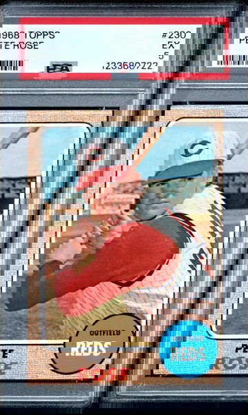 1968 Topps Pete Rose #230 PSA 5