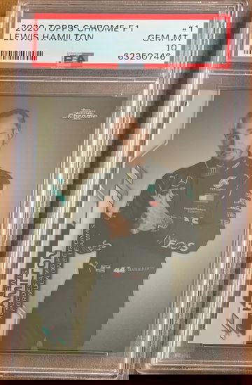 2020 Topps Chrome Lewis Hamilton #1 PSA 10