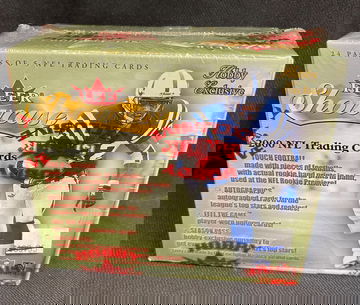 2000 Flair Showcase Football sealed Hobby Box - 24 packs (Tom Brady Rookie year)