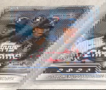 2021 TOPPS CHROME BASEBALL JUMBO HOBBY BOX - SUPPORT A LOCAL CARD SHOP!