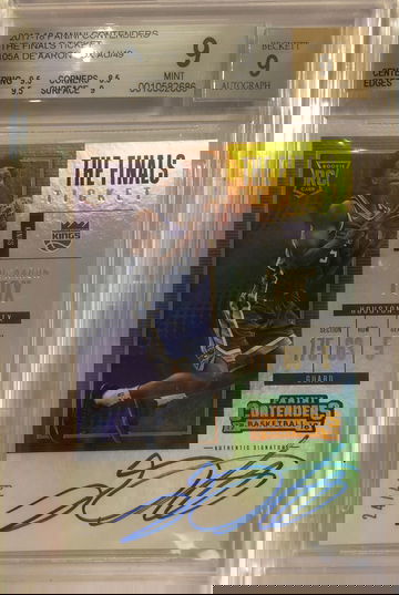 2017-18 Contenders De’Aaron Fox Final Ticket (from HKG 14-21 days shipping)