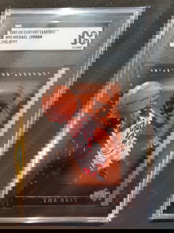 2000 UD Century Legends "The Best" Michael Jordan SGC 8