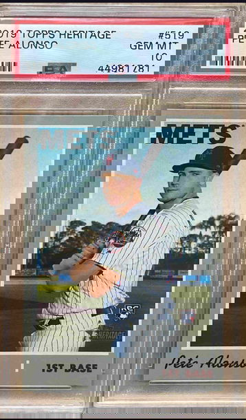 2019 Topps Heritage Pete Alonso #519 PSA 10 GEM MINT