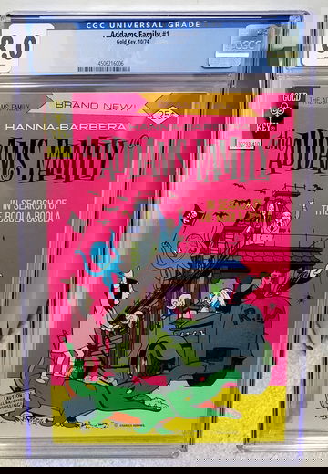 Addams Family #1 (1974) CGC 8.0 - 1st Wednesday Addams & family Gold Key Comics Key