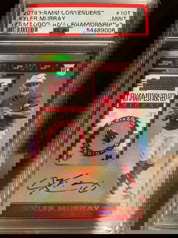 2019 Contenders Kyler Murray Running Championship ticket Psa 9 Pop 3 None Higher 