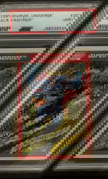 1990 Marvel Universe Black Panther #20 PSA 9