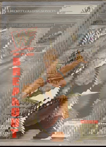 BAS WWF Magazine WWE Wrestling Rena Mero Sable signed magazine BAS