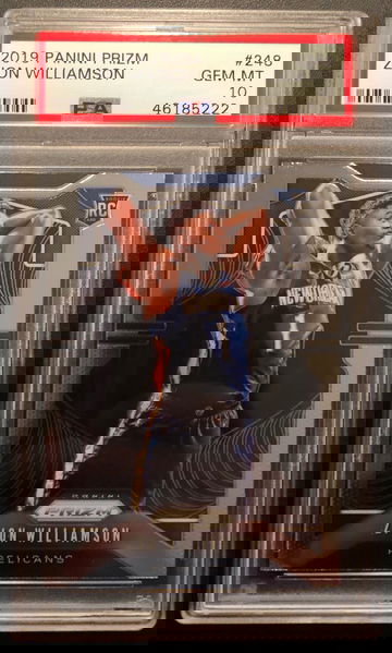 Zion Williamson 2019 Base Rookie Gem MT 10 #248