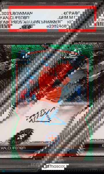 2023 Bowman Chrome Prospect Autographs Ryan Clifford #CPARC PSA 10