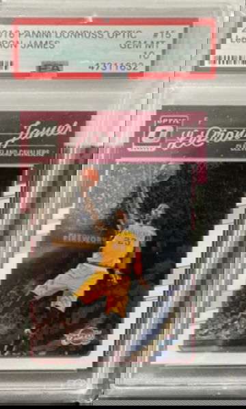 2016 Panini Donruss Optic Lebron James #15 PSA 10