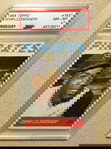1964 Topps #163 Donn Clendenon PSA 8 NM-MT PIRATES 