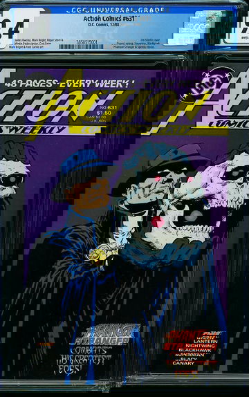 ACTION COMICS #631, CGC 9.4 NM