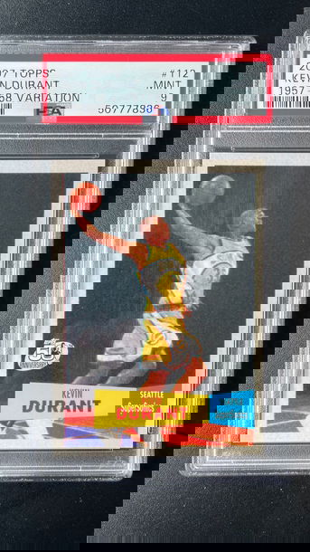 2007-08 Topps Variation Kevin Durant PSA 9 