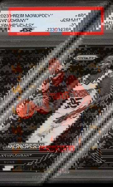 2023 Panini Prizm Monopoly Millionaire Black Kevin Durant #B6 PSA 10