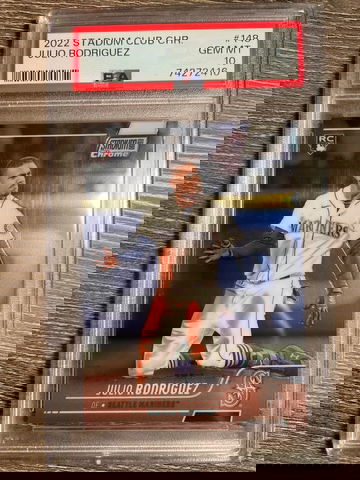 2022 Stadium Club Chrome Julio Rodriguez Rc #148 PSA 10 GEM MINT