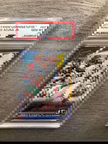 2018 Optic Ronald Acuna Jr. PSA 10 Gem Mint