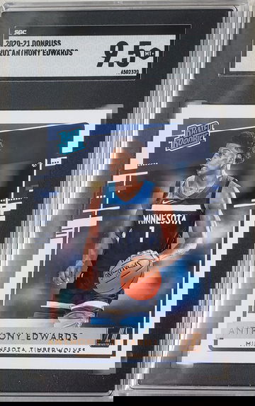 2020-2021 Panini Donruss Anthony Edwards RC Rookie Card SGC 9.5 #201